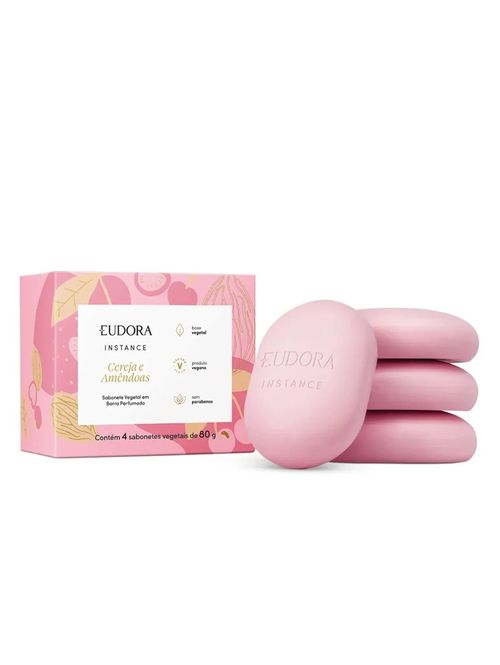 Sabonete Instance Cereja e Amêndoas Eudora UNICO