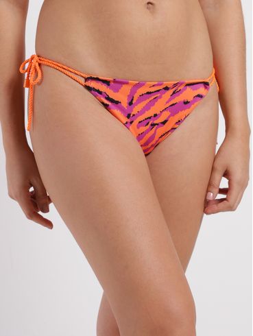 Calcinha de Biquíni Fio Duplo Feminina LARANJA
