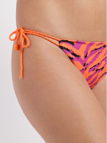 Calcinha de Biquíni Fio Duplo Feminina LARANJA