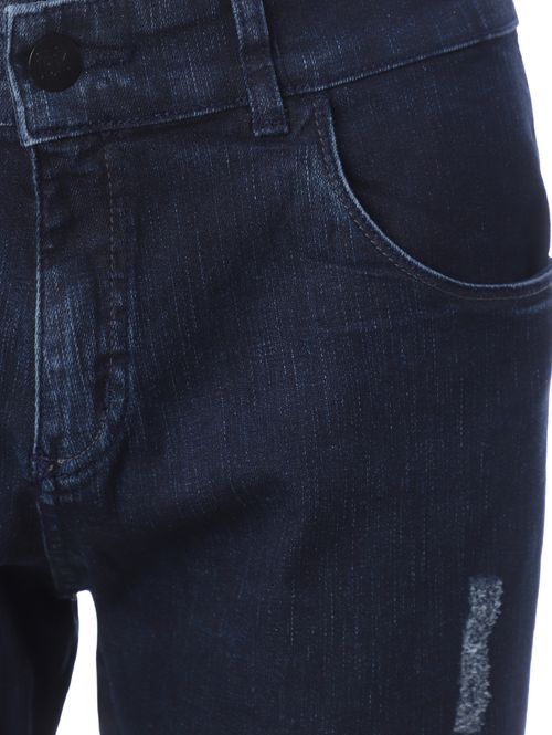 Bermuda Jeans Masculina AZUL