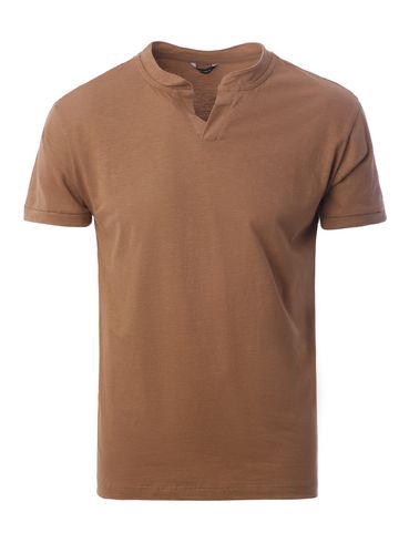 Camiseta Manga Curta Dixie Masculina BEGE