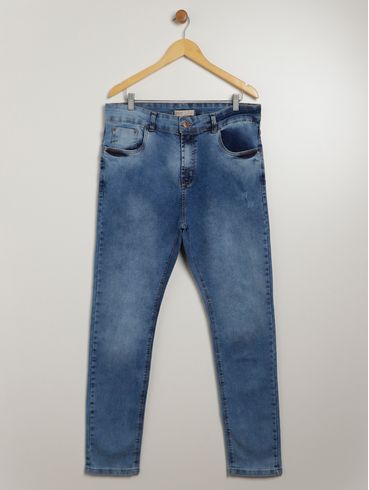 Calça Jeans Plus Size Masculina AZUL