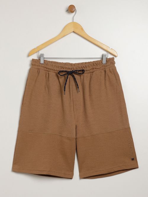 Bermuda Gangster Plus Size Masculina BEGE