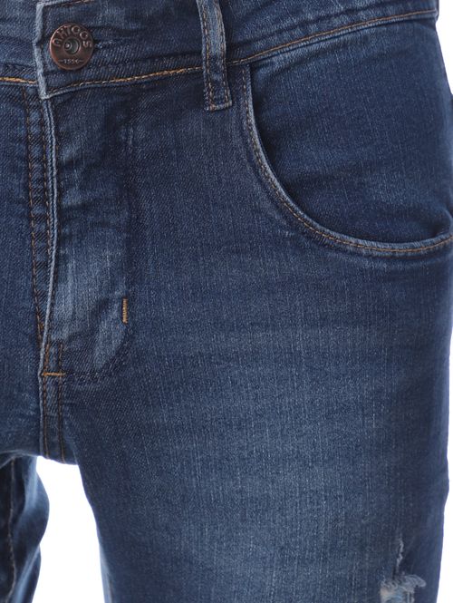 Calça Jeans Skinny Masculina AZUL