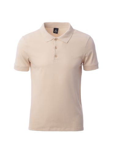 Polo Manga Curta Masculina OFF WHITE