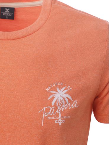 Camiseta Manga Curta Masculina LARANJA