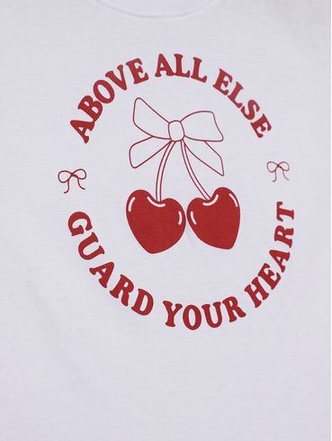 Blusa Manga Curta Vels Juvenil Para Menina - BRANCO
