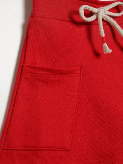 Conjunto Curto Infantil Para Menina - VERMELHO