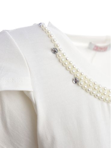 Blusa Manga Curta Feminina OFF WHITE