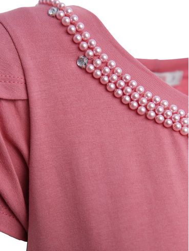 Blusa Manga Curta Feminina ROSA