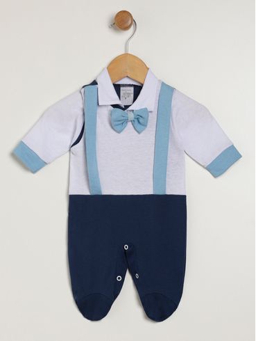 Saída de Maternidade Infantil Para Menino - AZUL