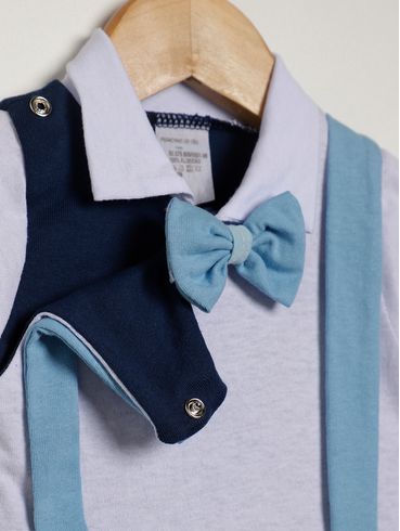 Saída de Maternidade Infantil Para Menino - AZUL