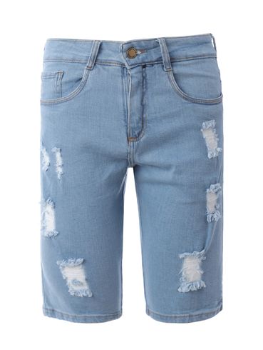 Bermuda Jeans Masculina AZUL