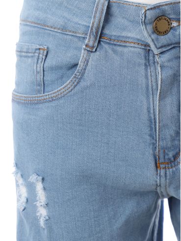 Bermuda Jeans Masculina AZUL