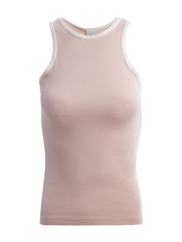 Blusa Regata Bicolor Feminina BEGE