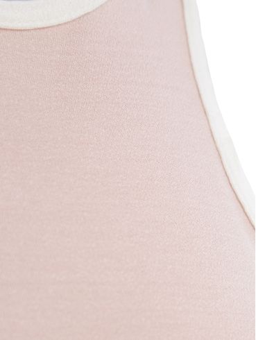 Blusa Regata Bicolor Feminina BEGE