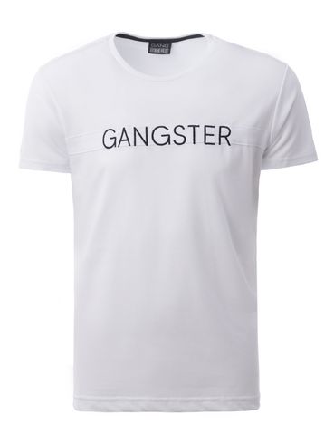 Camiseta Manga Curta Gangster Masculina BRANCO