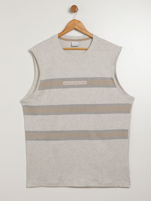 Camiseta Regata Gangster Plus Size Masculina MESCLA