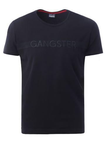 Camiseta Manga Curta Gangster Masculina MARINHO