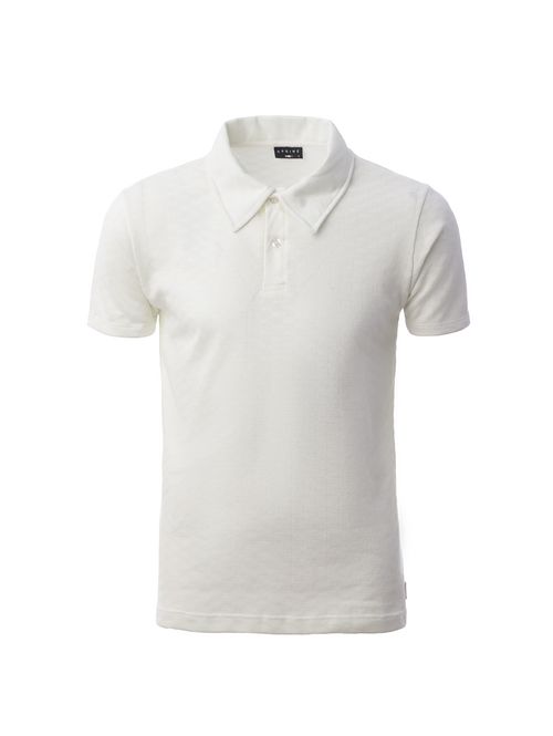 Polo Manga Curta Masculina OFF WHITE
