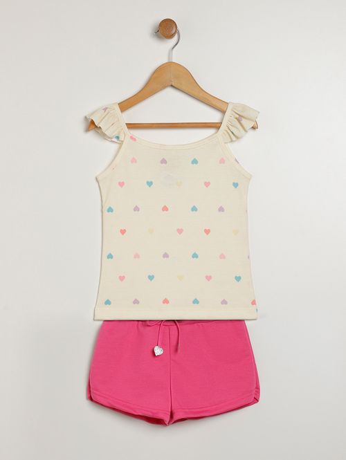 Conjunto Infantil Para Menina - BEGE