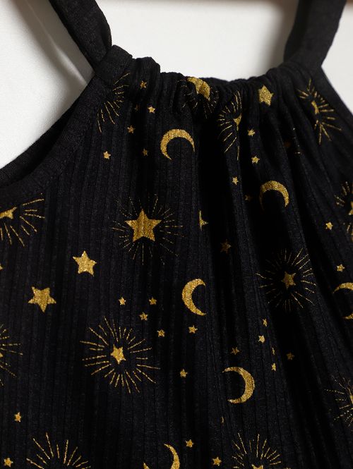 Conjunto Curto Infantil Para Menina - PRETO