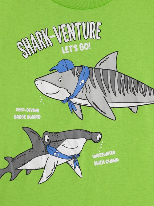 Conjunto Curto Infantil Para Menino - VERDE