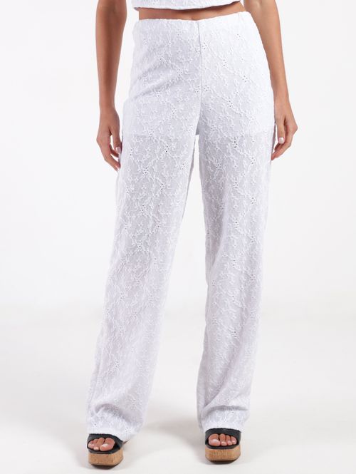 Calça Reta Feminina BRANCO