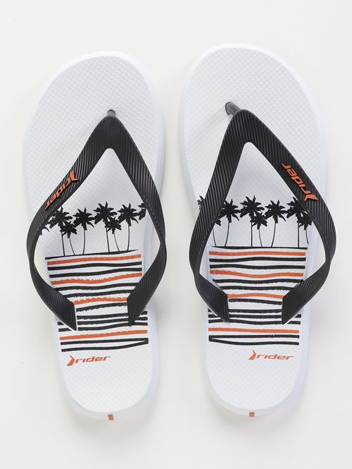 Chinelo Rider Masculino BRANCO/PRETO