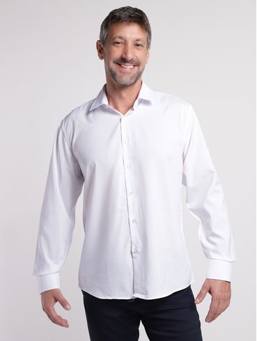 Camisa Manga Longa Masculina BRANCO