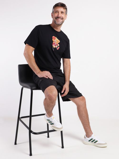 Bermuda Cargo Masculina PRETO