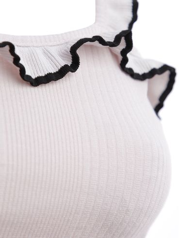 Blusa Cropped Feminina BEGE