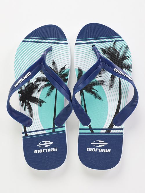Chinelo Mormaii Masculino BRANCO/AZUL