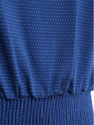 Blusa Manga Curta Feminina AZUL
