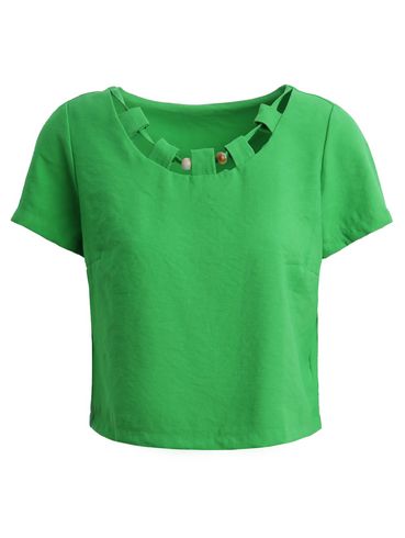 Blusa Manga Curta Feminina VERDE CLARO