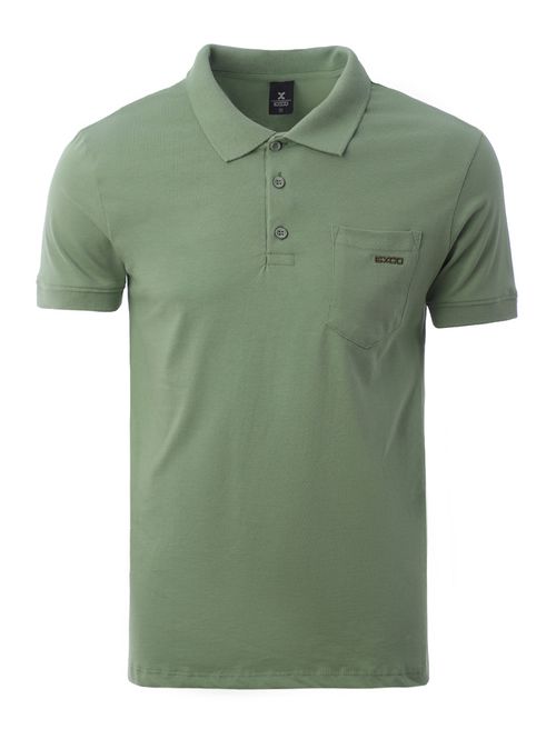 Polo Manga Curta Masculina VERDE