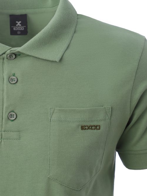 Polo Manga Curta Masculina VERDE