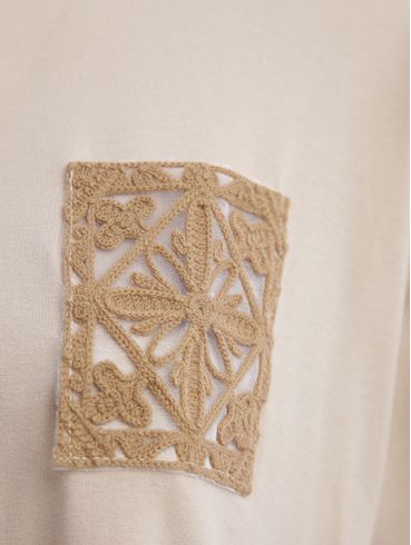 Blusa Cropped Ampla Feminina BEGE