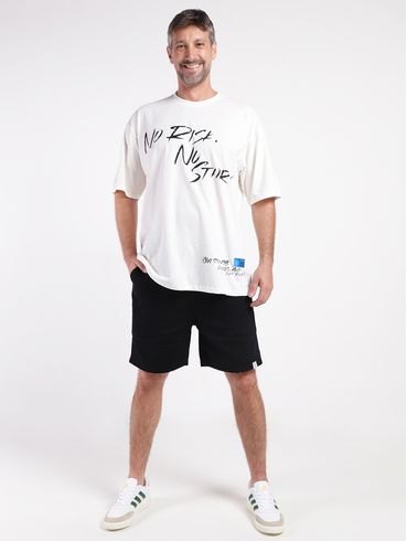 Camiseta Manga Curta Masculina OFF WHITE