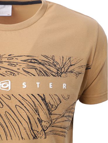 Camiseta Manga Curta Gangster Masculina OCRE