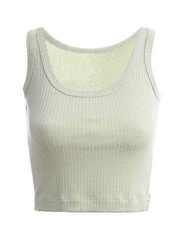 Blusa Regata Cropped Feminina VERDE CLARO