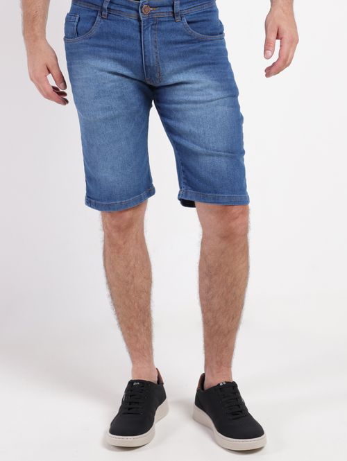 Bermuda Jeans Masculina AZUL
