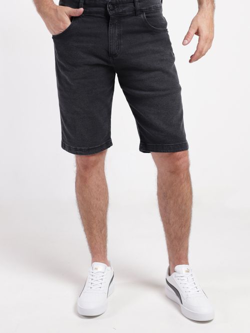 Bermuda Jeans Masculina PRETO