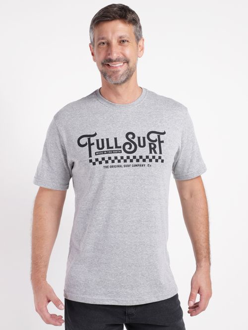 Camiseta Manga Curta Full Surf Masculina MESCLA