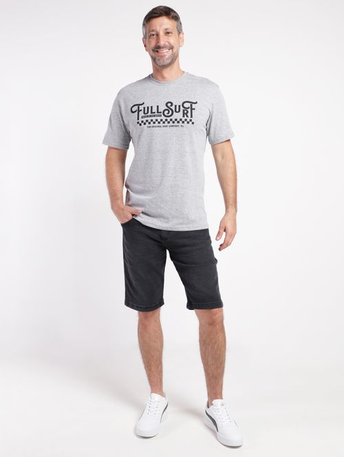 Camiseta Manga Curta Full Surf Masculina MESCLA
