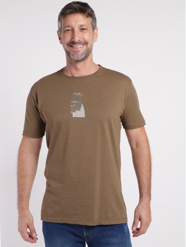 Camiseta Manga Curta Dixie Masculina VERDE