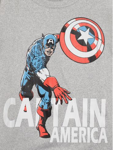 Pijama Capitão America Infantil Para Menino - MESCLA/AZUL