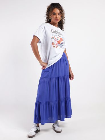 Blusa Manga Curta Feminina BRANCO