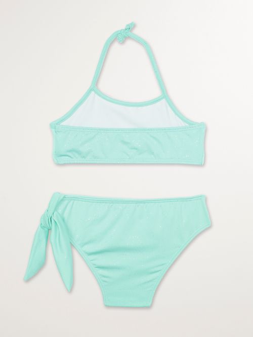 Biquíni Brilhoso Infantil Para Menina - VERDE CLARO