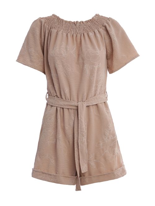 Macacão Autentique Feminino BEGE